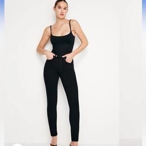 Good American Black Skinny Good Legs Jeans